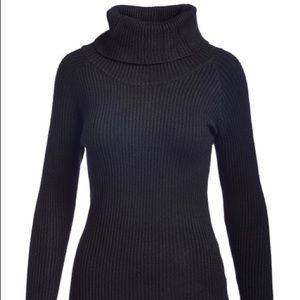 Black Long Sleeve Turtle Neck